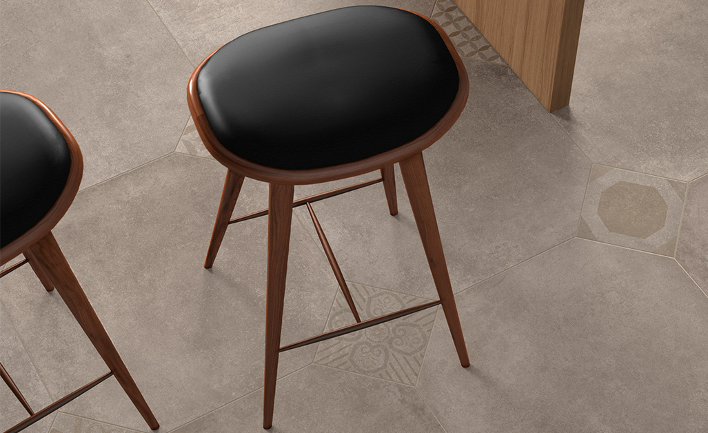 Stylische Bodenfliesen bei den Fliesen- und Baustoffmärkten